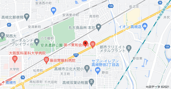 コンフォートグリーンの地図