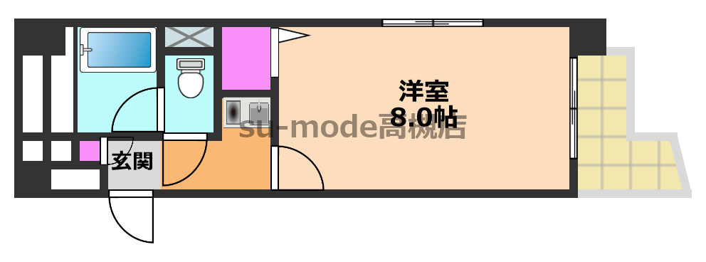 コンフォートグリーンの間取り