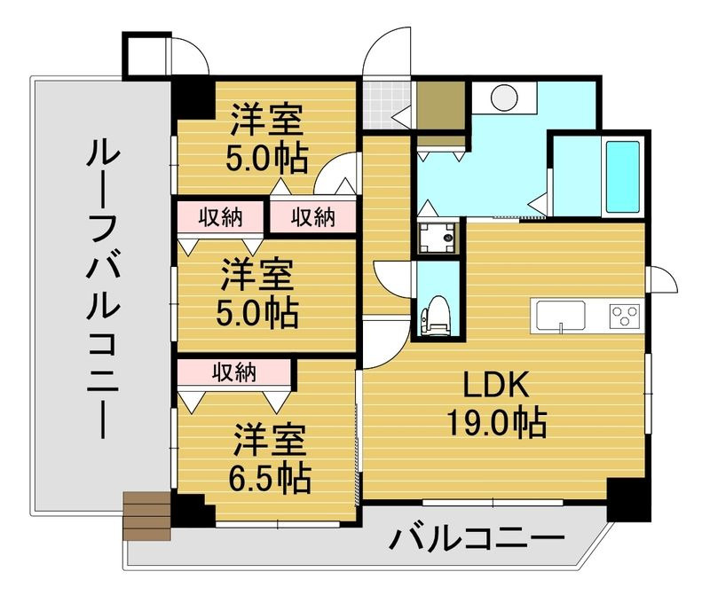 アーバンコート赤坂の間取り