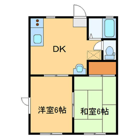 【間取り】 | ハイツロゼC