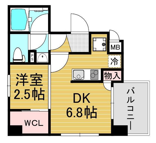 アルティザ大橋駅前の間取り