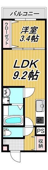 【間取り】 | LE COCON 一宮Ⅸ