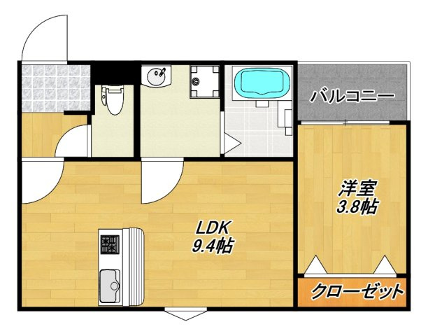 【間取り】 | LE COCON 一宮Ⅸ