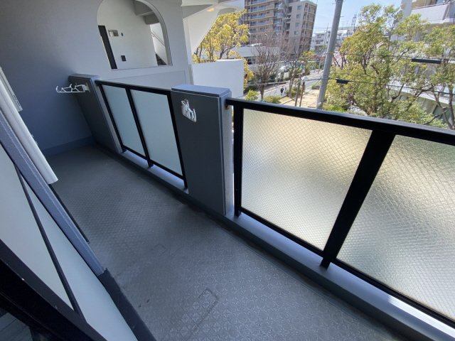 アモンコートＩのバルコニー