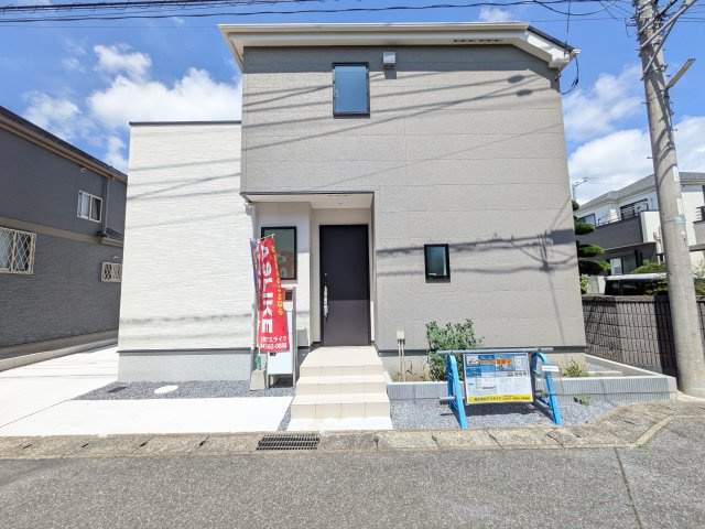 松戸市五香8丁目　1期　新築戸建ての外観|永く快適に住まうための安心設計。見学予約で全居室の広さや使い勝手、周辺環境までじっくりご案内します！