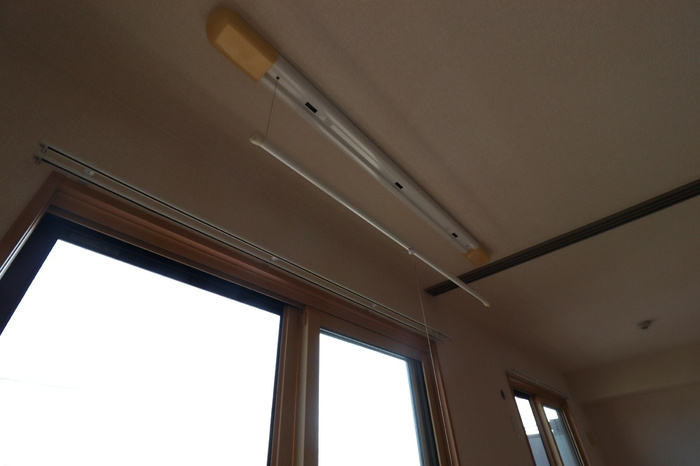 リビングタウンひたち野 Ａの設備|室内物干し（雨の日などに重宝します）