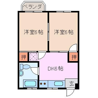 【間取り】 | 富田中央ビル