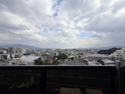 【展望】 | アルファステイツ春日３ | 眺望は最高です。天拝、四王寺、宝満山などの山々を見渡せます。