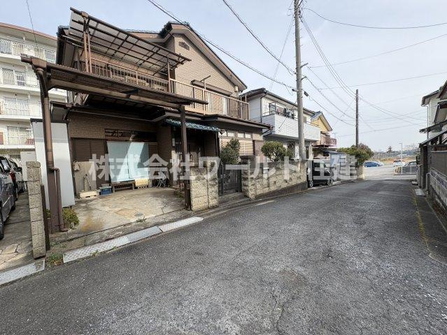 【建築条件なし】入間市上小谷田の前面道路含む現地写真