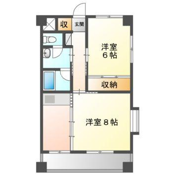 Ｆ　ＧＡＲＤＥＮ　厚生町　Ⅱの間取り