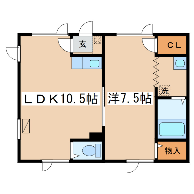 ゴールドハイツの間取り