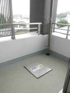 クリオ南多摩のバルコニー