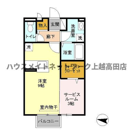 スタイリッシュ リバーの間取り|間取図