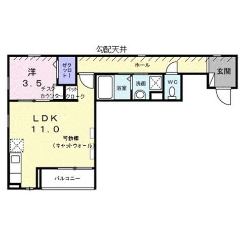 プリマヴェーラ　ドゥエの間取り