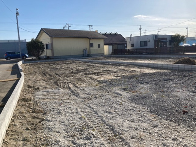 【外観】 | 磐田市福田 22期 新築一戸建て 1号棟 | 現在建築中の外観画像です。ご内覧は同じメーカーの完成物件へご案内いたしますので、いつでもご相談ください！