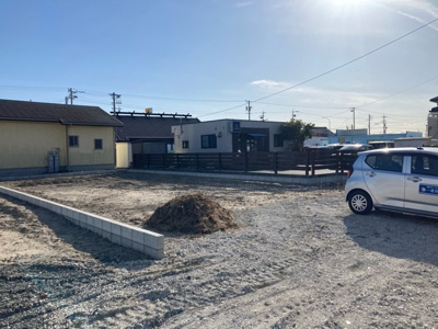 【外観】 | 磐田市福田 22期 新築一戸建て 2号棟 | 現在建築中の外観画像です。ご内覧は同じメーカーの完成物件へご案内いたしますので、いつでもご相談ください！