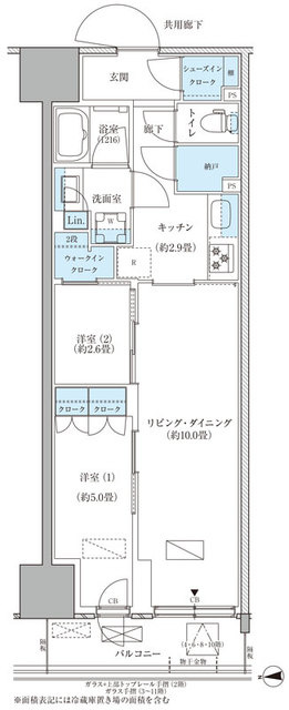 パークアクシス品川天王洲アイルの間取り