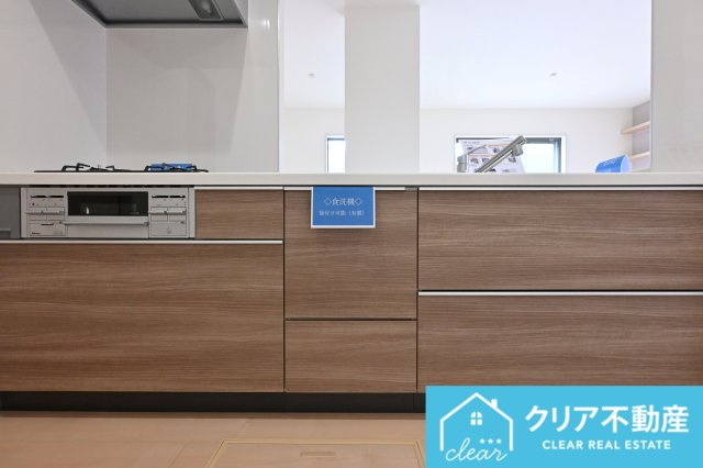 【キッチン】 | 大泉町第6仙石　リーブルガーデン | 木目調が可愛いキッチンです♪