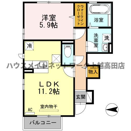 リベルタ春日野の間取り|間取図