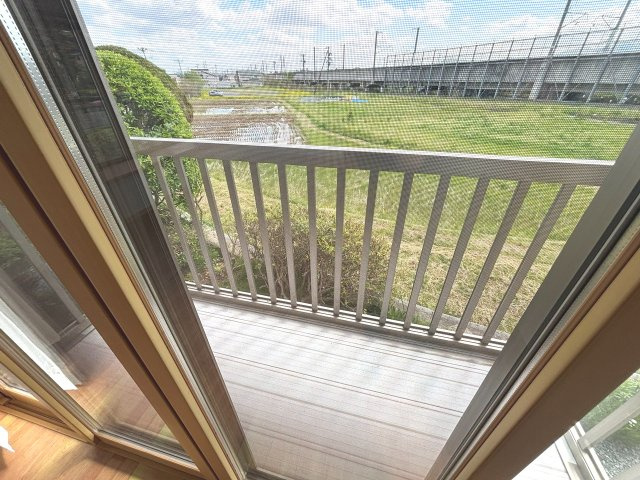 紫波町日詰戸建のバルコニー