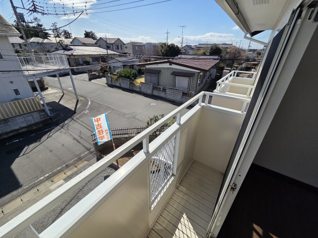 太田市龍舞町　中古住宅のバルコニー