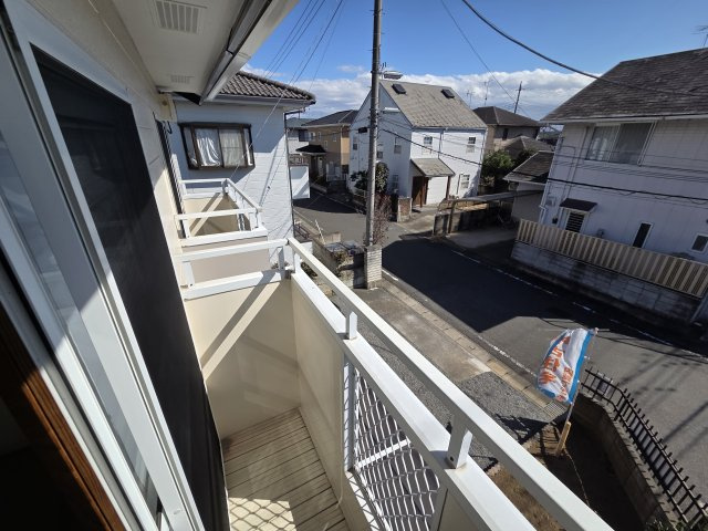 太田市龍舞町　中古住宅のバルコニー