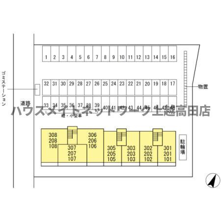 グロリアスの区画図|配置図