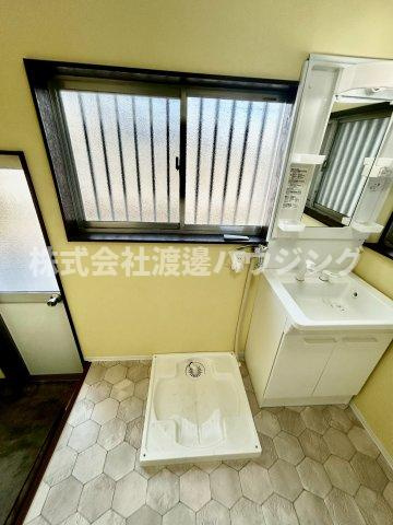 豊中市豊南町西テラスハウスの設備|室内洗濯パン