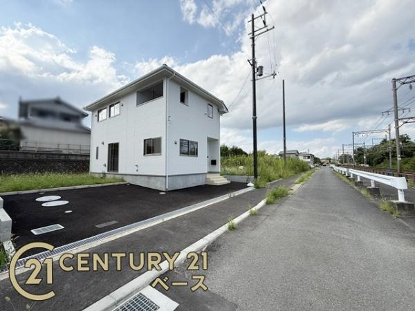 クレイドルガーデン七条 １号棟 ／新築一戸建の前面道路含む現地写真|■現地撮影写真■広々とした前面道路で駐車も楽々！