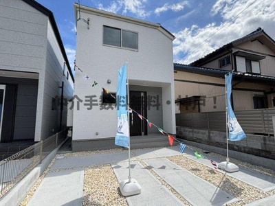 【外観】 | 神戸市須磨区白川台3丁目　新築戸建1号棟　仲介手数料無料！ | 外はこのようになっています