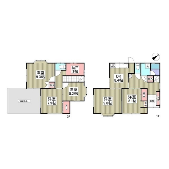 【間取り】 | リブレス久保島戸建