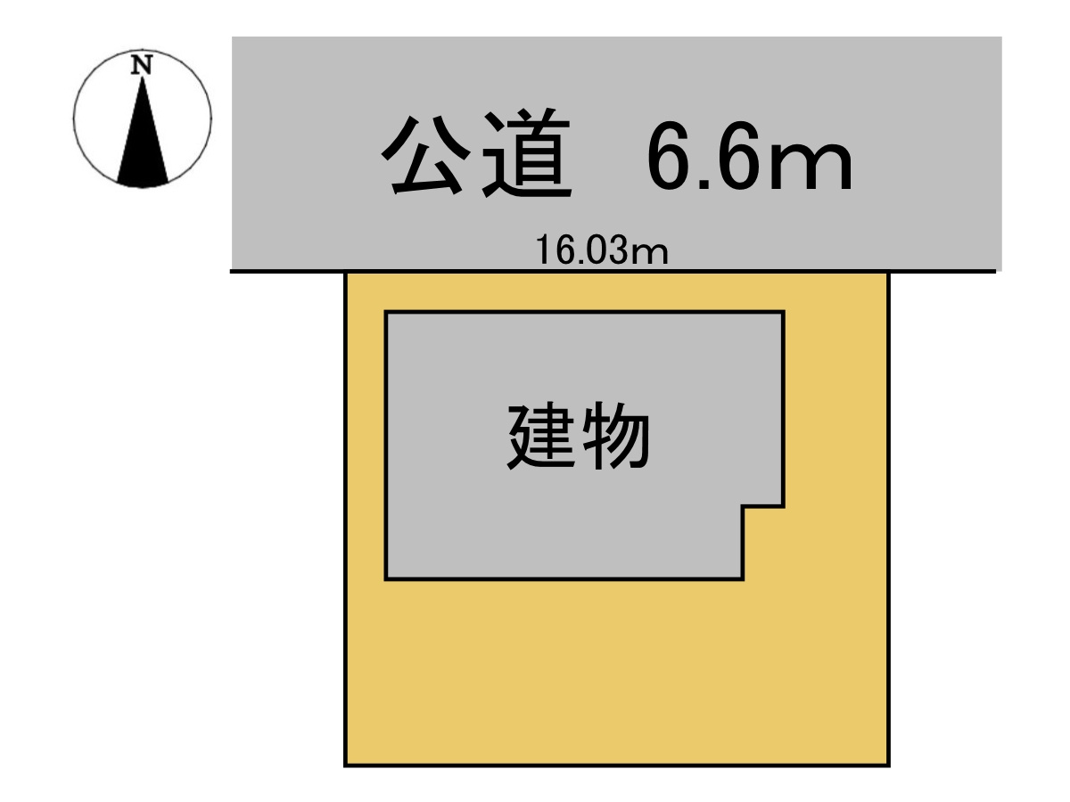 中古戸建　大垣市島町　昭和44年築の区画図