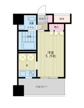 ルネ日本橋アネーロの間取り