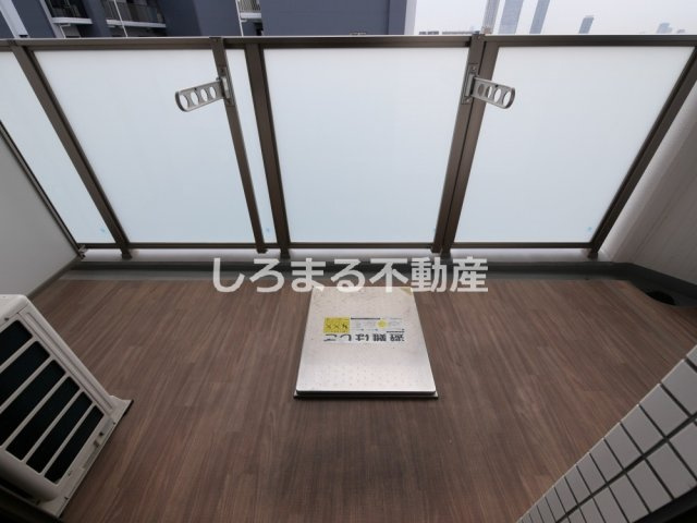 プレサンスOSAKA DOMECITYビーツのバルコニー