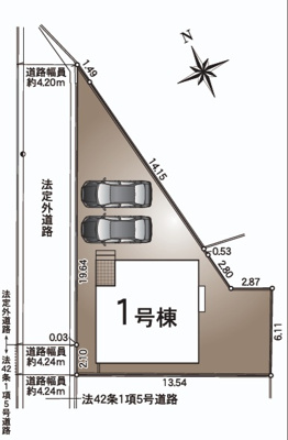 【区画図】 | クレイドルガーデン姫路市御立西第４ | 区画図