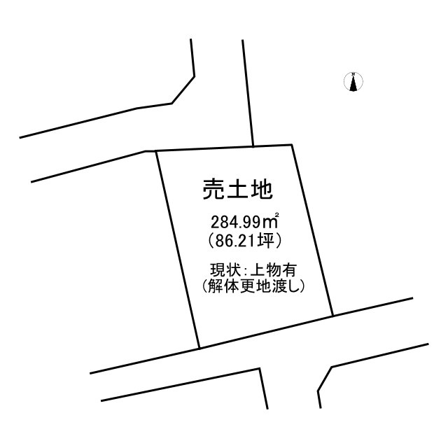 大字恒久鳥ノ巣の土地図