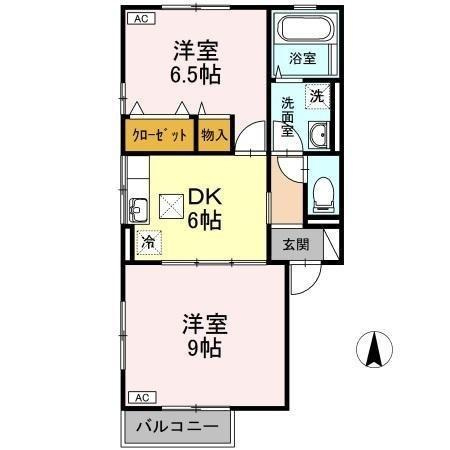 【間取り】 | リビングタウン高岡　A棟