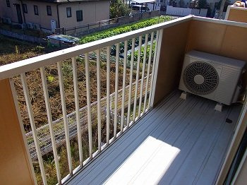エクセル北門のバルコニー