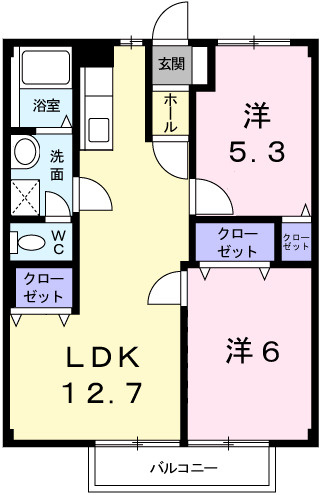 エクセル北門の間取り