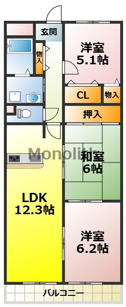 エスポワール21の間取り