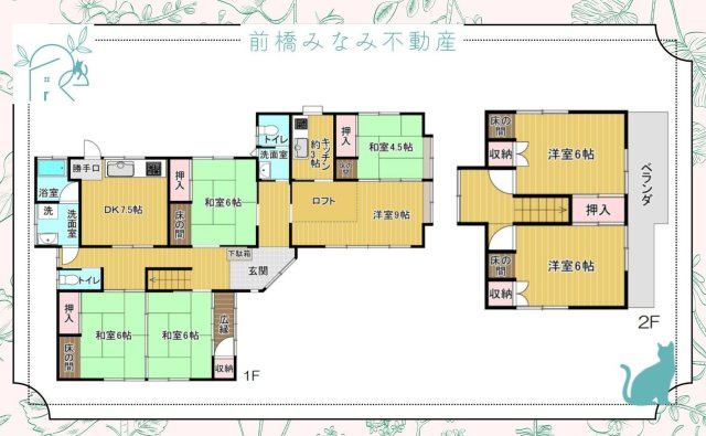 【中古】桐生市相生町3丁目　７DKK
