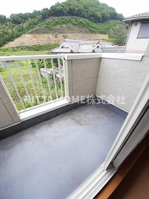 舞鶴市字京田のアパートのバルコニー|南東向きのバルコニーです◇