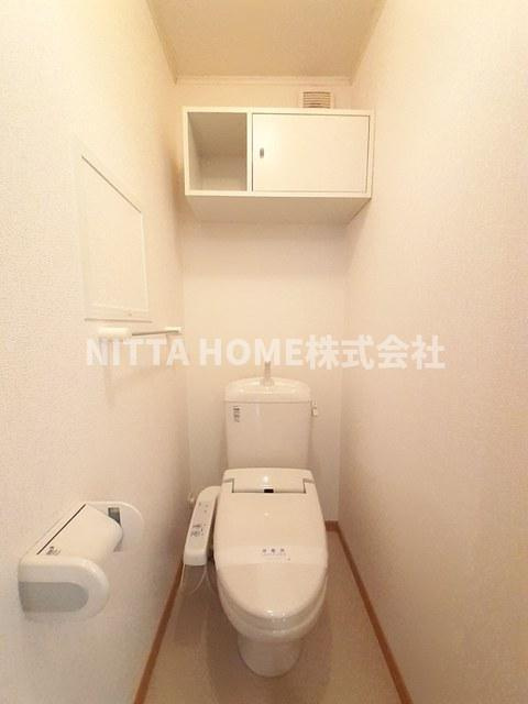 舞鶴市字京田のアパートのトイレ|温水洗浄付きのトイレです◇