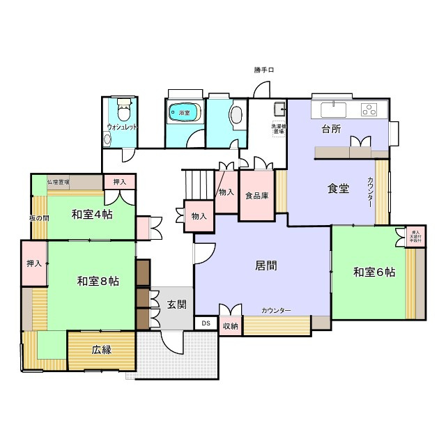 東松山市大字毛塚中古戸建の間取り