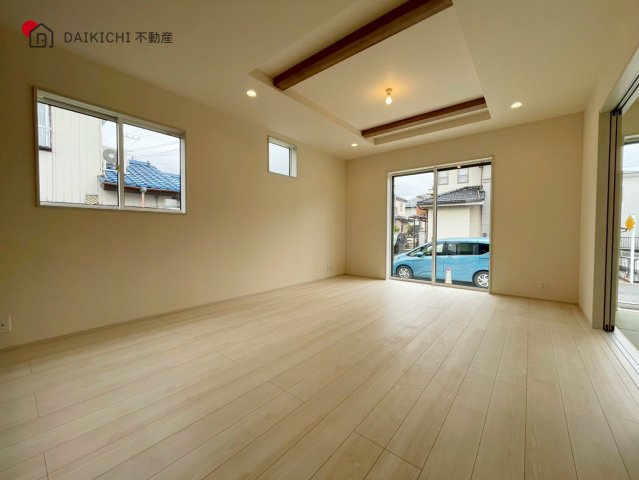【居間・リビング】 | 北本市本宿6丁目　新築戸建　全1棟　1号棟