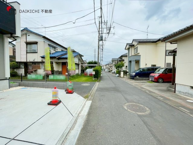 【前面道路含む現地写真】 | 北本市本宿6丁目　新築戸建　全1棟　1号棟