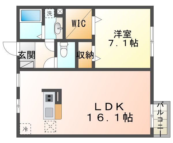 グレイスハイムの間取り