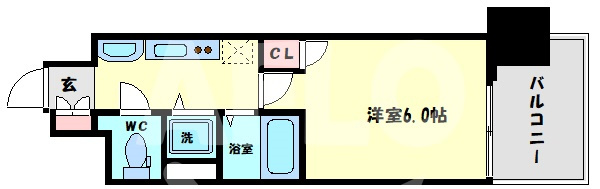 プレサンス難波元町の間取り|プレサンス難波元町　間取り