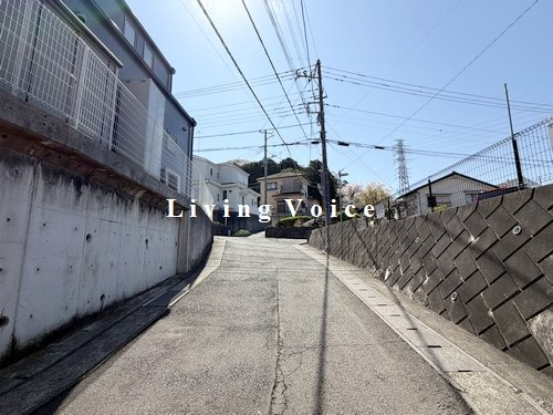【前面道路含む現地写真】 | 【仲介手数料０円】伊勢原市東大竹　土地（売地）　建築条件なし | 【仲介手数料０円】伊勢原市東大竹　土地（売地）　建築条件なし
