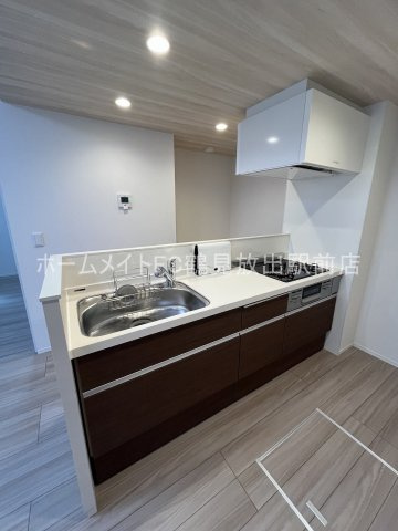 大阪市城東区永田４丁目のアパートのキッチン